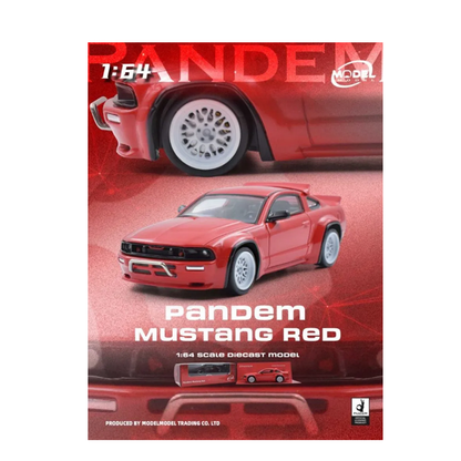ModelModel - Pandem Mustang (Red) - 1:64 Scale