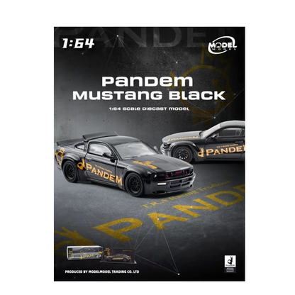 ModelModel - Pandem Mustang (Black) - 1:64 Scale
