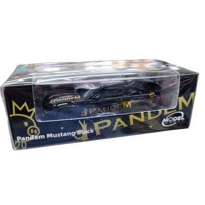 ModelModel - Pandem Mustang (Black) - 1:64 Scale