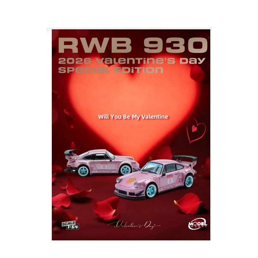ModelModel - RWB 930 'Valentines Day' (Pink) - 1:64 Scale