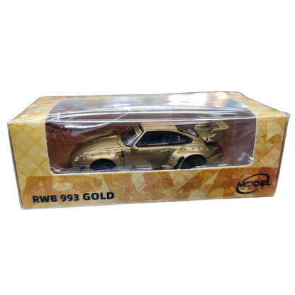 ModelModel - Porsche RWB993 (Gold) - 1:64 Scale
