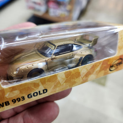 ModelModel - Porsche RWB993 (Gold) - 1:64 Scale