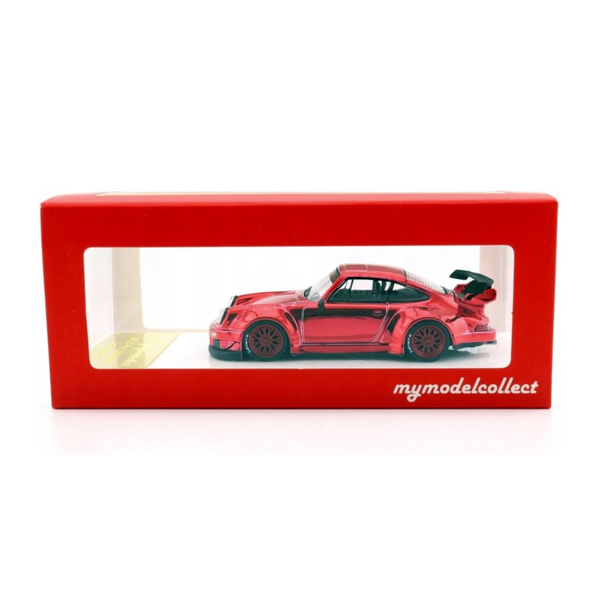 MyModelCollect - Porsche RWB 930 (Chrome Red) - 1:64 Scale