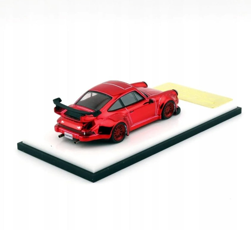 MyModelCollect - Porsche RWB 930 (Chrome Red) - 1:64 Scale