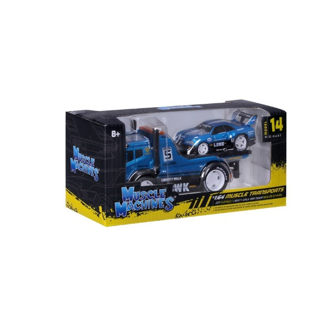 Maisto Muscle Machines - Transports - Series 5 - JDM Flatbed/1999 Skyline R34 (Model 14)