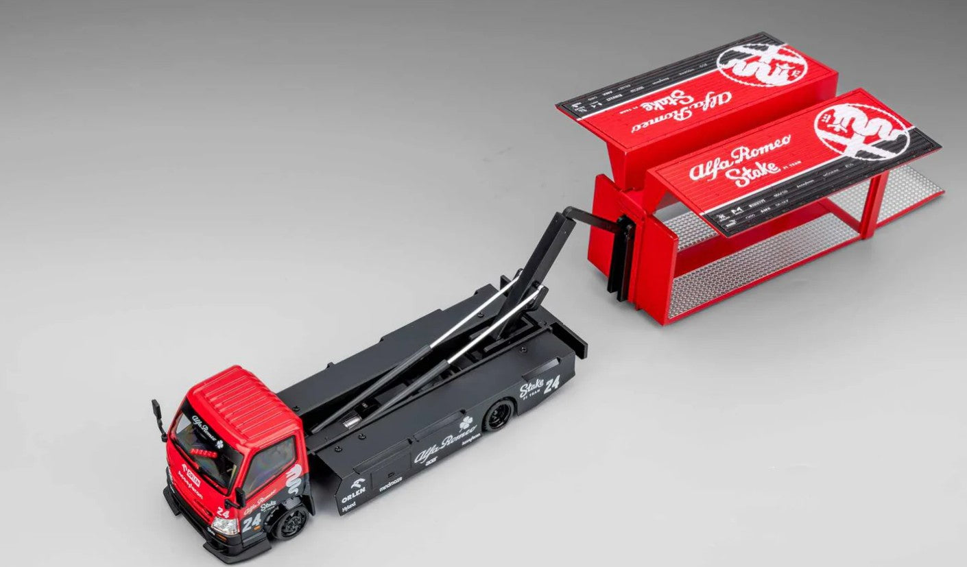 Micro Turbo - Alfa Romeo 'Stake F1 Team' Custom Truck - 1:64 Scale