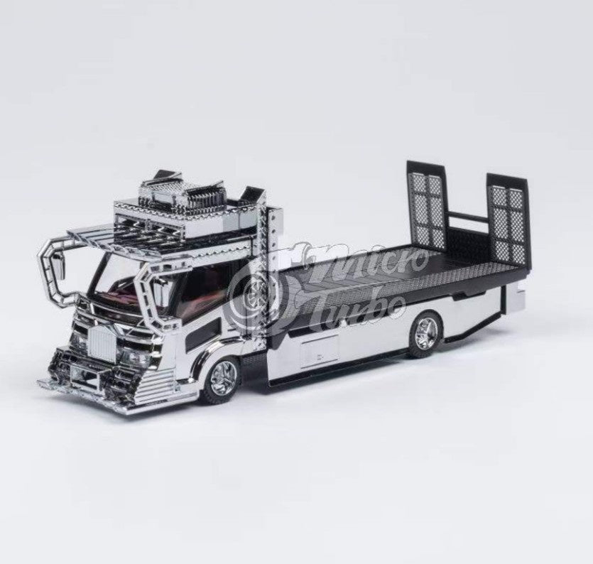 Micro Turbo - Dekotora Flat Bed Truck - 1:64 Scale