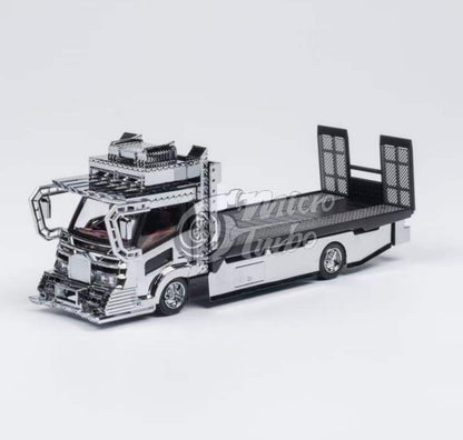 Micro Turbo - Dekotora Flat Bed Truck - 1:64 Scale