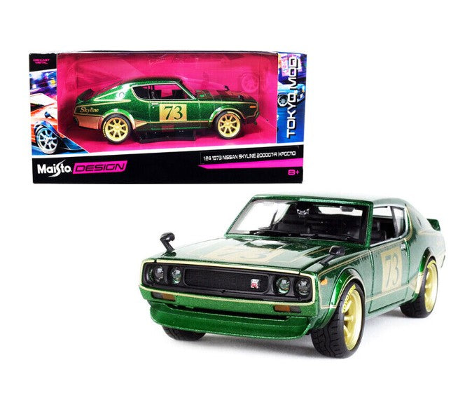 Maisto - 1973 Nissan Skyline 2000 GT-R 'Tokyo Mod' - 1:24 Scale