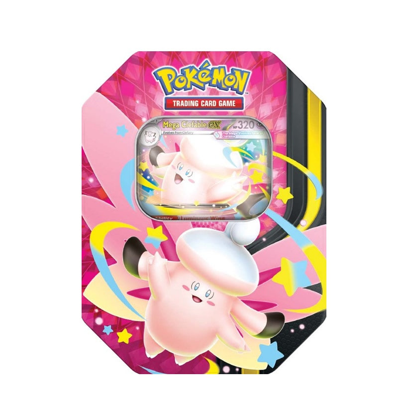 Pokemon TCG - Mega Moonlight Tin - Mega Clefable ex
