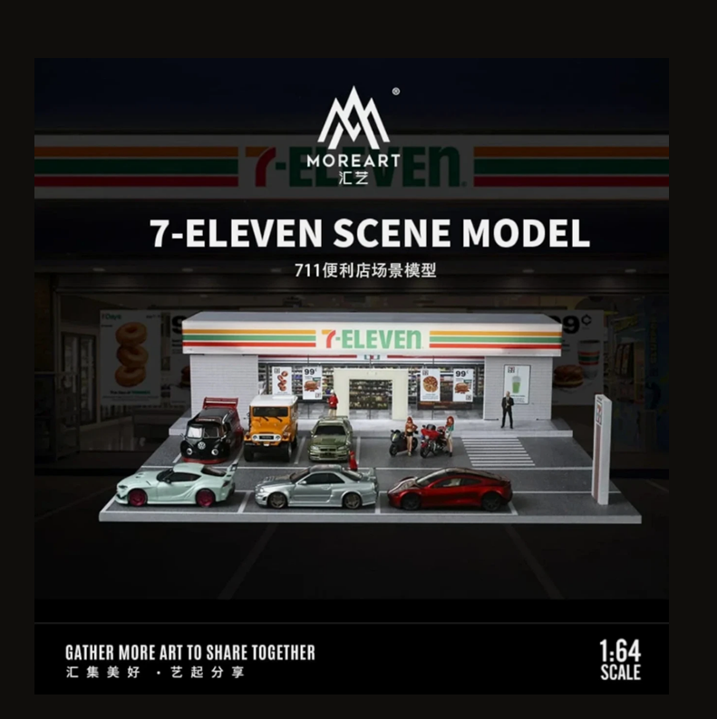 Moreart - 7-Eleven Diorama (Battery Operated) - 1:64 Scale