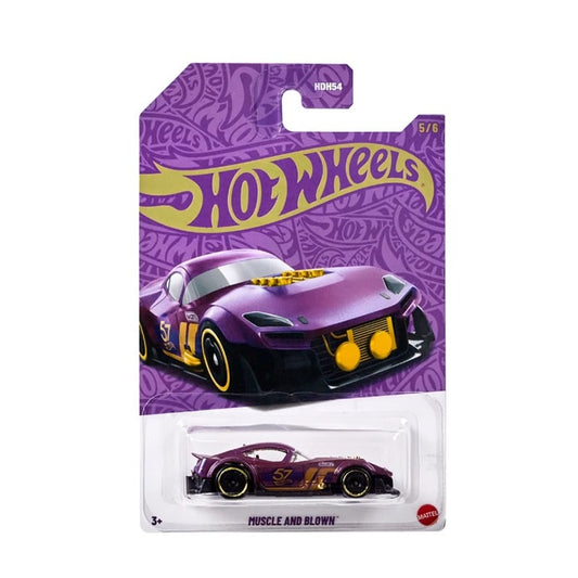 Hot Wheels - 57th Anniversary 'Purple & Gold' 2025 (Mix 1) - 'Muscle & Blown'