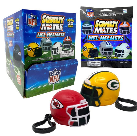 Squeezymates - NFL Helmets - Collect all 37 - Blind Assortment