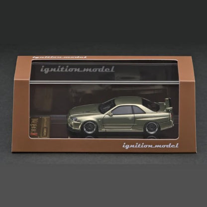 Ignition Model - Nissan Skyline GT-R V-spec Ⅱ(R34) Millennium Jade