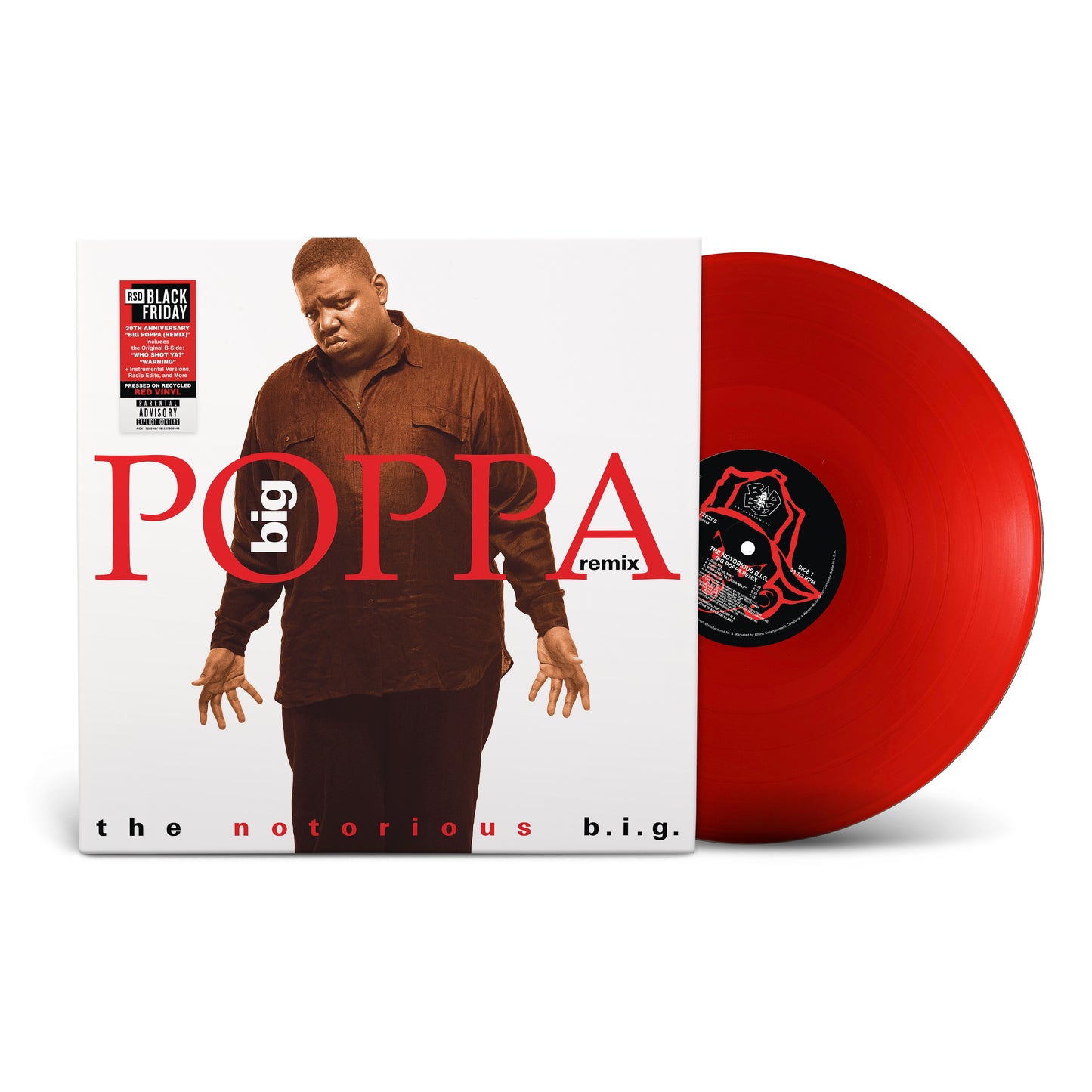 NEW - Notorious B.I.G (The), Big Poppa: Remix (Red) LP - 2025 RSD BF