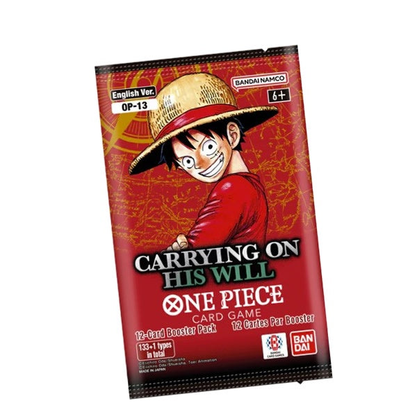 One Piece TCG - Carry On His Will [OP-13] - Single Booster