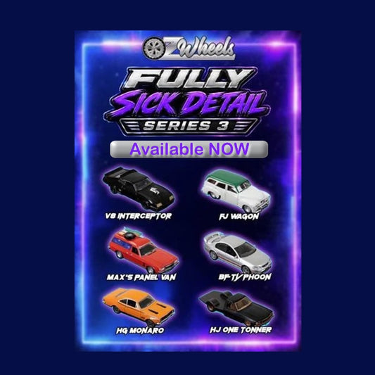 Oz Wheels - Fully Sick Detail - Series 3 (Set of 6) - 1:64 Scale