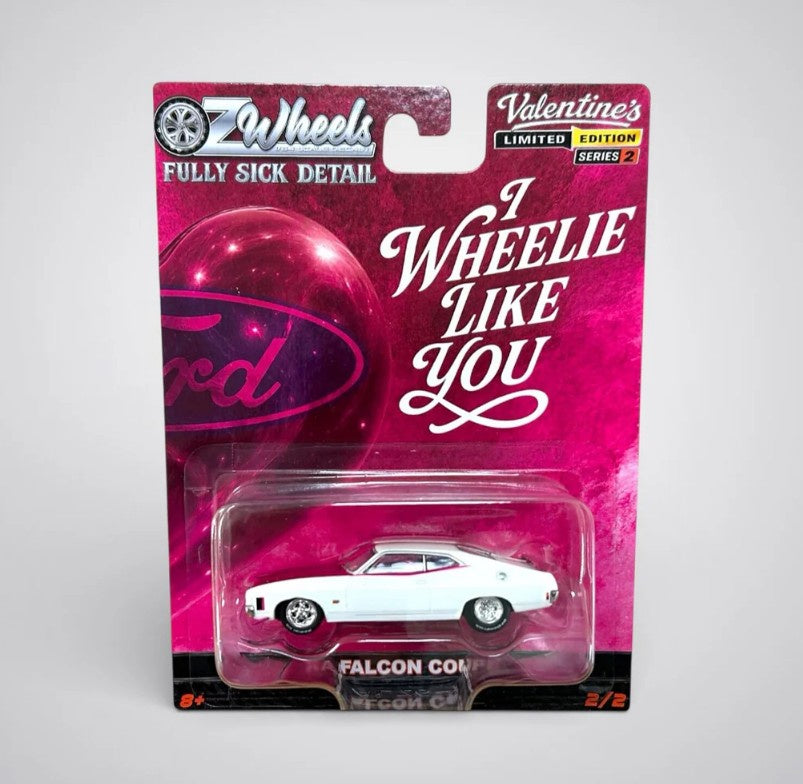 Oz Wheels - Valentines Day - Ford XA Falcon Coupe (Pink Card) - 1:64 Scale