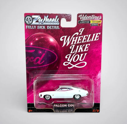 Oz Wheels - Valentines Day - Ford XA Falcon Coupe (Pink Card) - 1:64 Scale