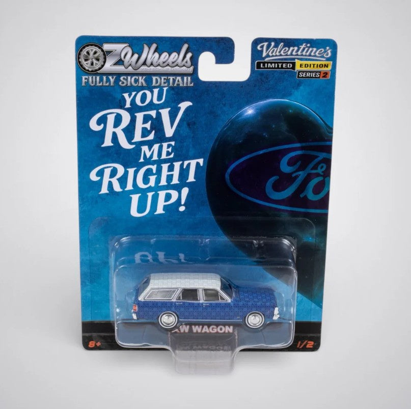 Oz Wheels - Valentines Day - Ford XW Wagon (Blue Card) - 1:64 Scale