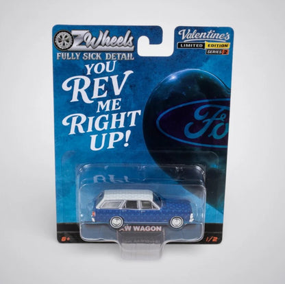 Oz Wheels - Valentines Day - Ford XW Wagon (Blue Card) - 1:64 Scale
