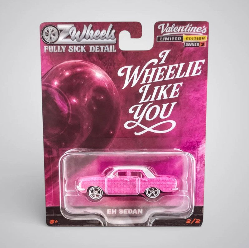 Oz Wheels - Valentines Day - Holden EH Sedan (Pink Card) - 1:64 Scale