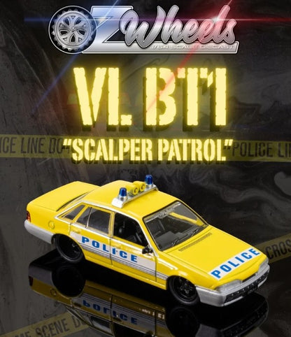 Oz Wheels - Holden VL BT1 'Scalper Patrol' Police Car - 1:64 Scale
