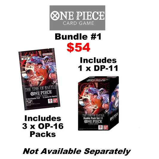 One Piece TCG - The Time of Battle  (OP-16 + DP-11)  - Bundle #1