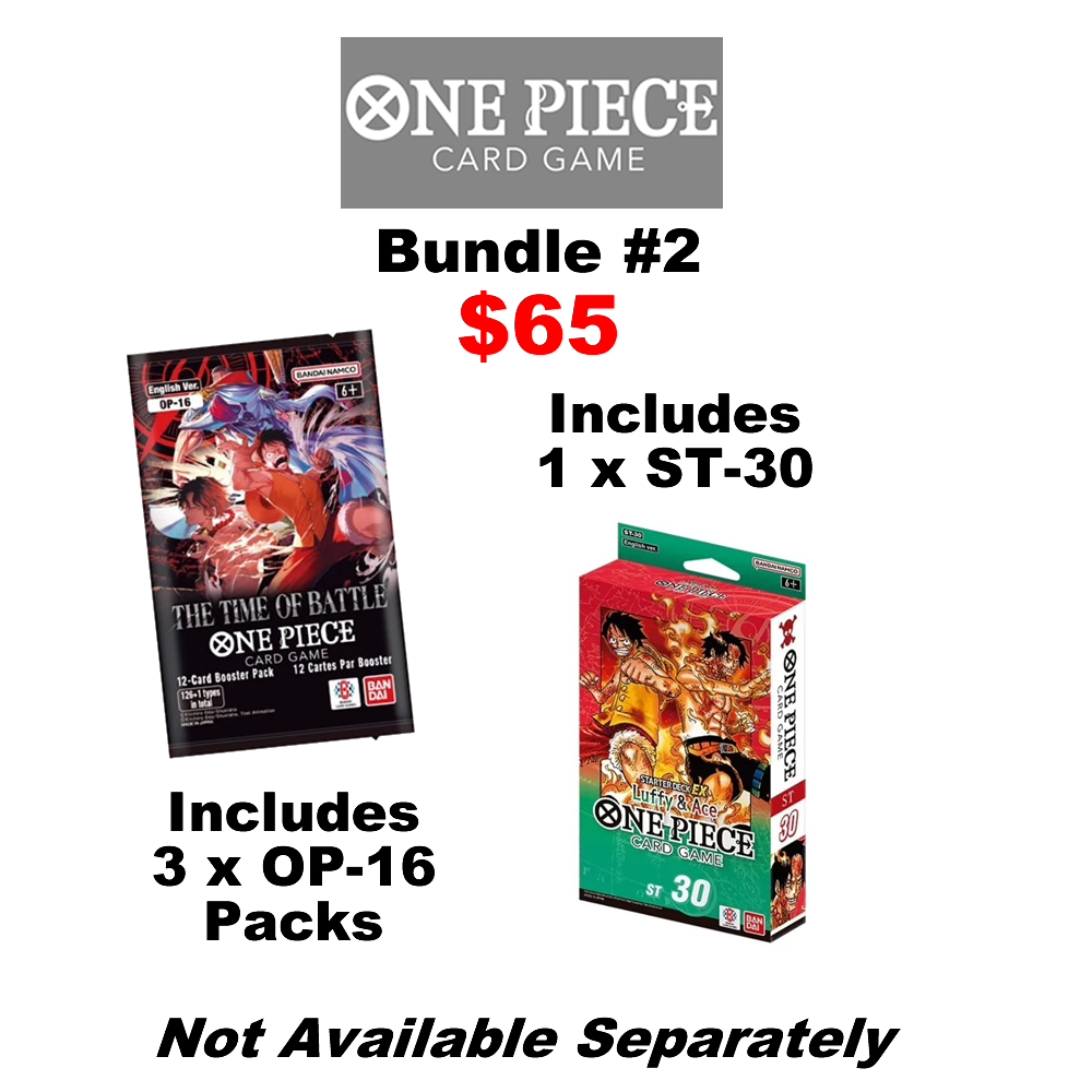 One Piece TCG - The Time of Battle (OP-16 + ST-30) - Bundle #2