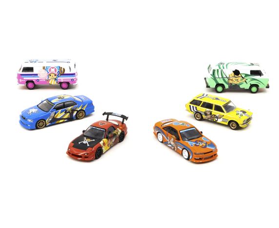 Tarmac Works - One Piece Car Collection - Vol 1 - Sealed Pack of 6 Cars