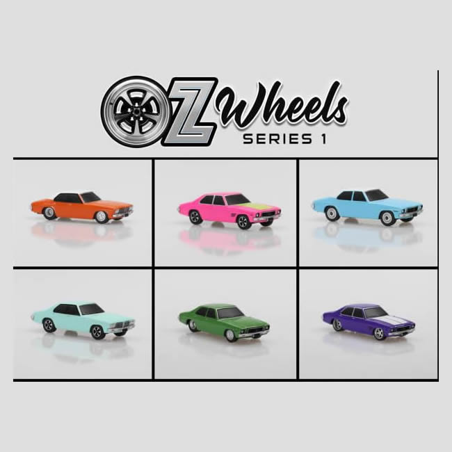 Oz Wheels - Series 1 - Holden HQ / Statesman / Kingswood - Set of 6 Sedans