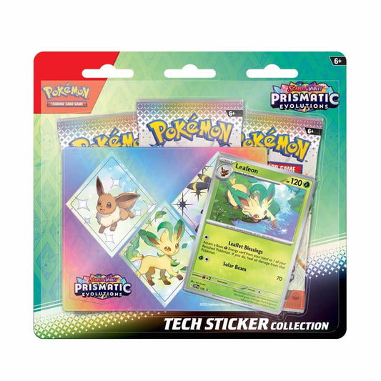 Pokemon TCG - Scarlet & Violet: Prismatic Evolutions Tech Sticker - Leafeon