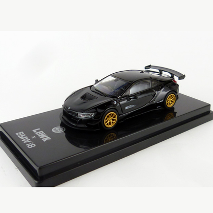 Para64 - BMW i8 x Liberty Walk (Black) - 1:64 Scale