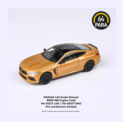 Para64 - BMW M8 Coupe (Ceylon Gold) - 1:64 Scale