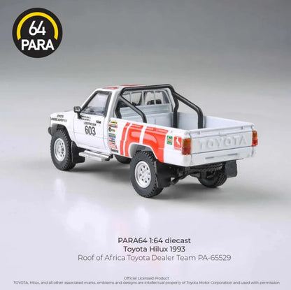 Para64 - 1993 Toyota Hilux 'Roof of Africa Toyota Dealer Team' - 1:64 Scale