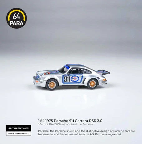 Para64 - 1974 Porsche 911 3.0 RSR 'Martini' Racing - 1:64 Scale