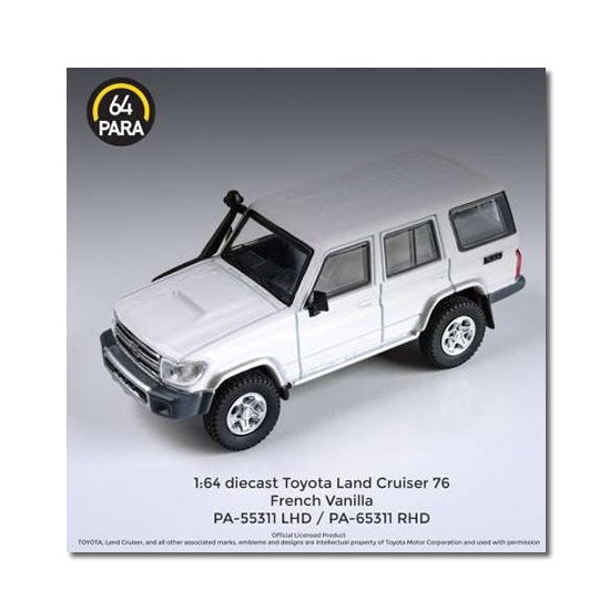 Para64 - Toyota Land Cruiser LC76 (French Vanilla) - 1:64 Scale