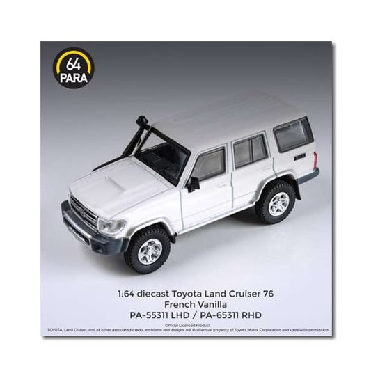 Para64 - Toyota Land Cruiser LC76 (French Vanilla) - 1:64 Scale