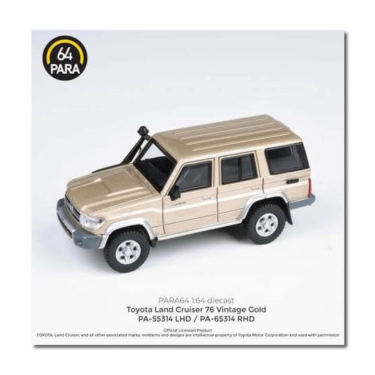 Para64 - Toyota Land Cruiser 76 (Vintage Gold) - 1:64 Scale