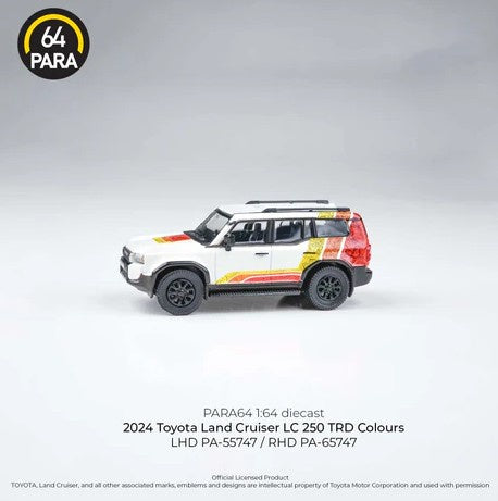 Para64 - 2025 Land Cruiser 250 Prado TRD Colours - 1:64 Scale
