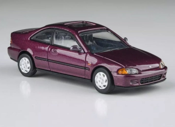 Para64 - 1995 Honda Civic Coupe EJ1 (Camellia Red) RHD- 1:64 Scale