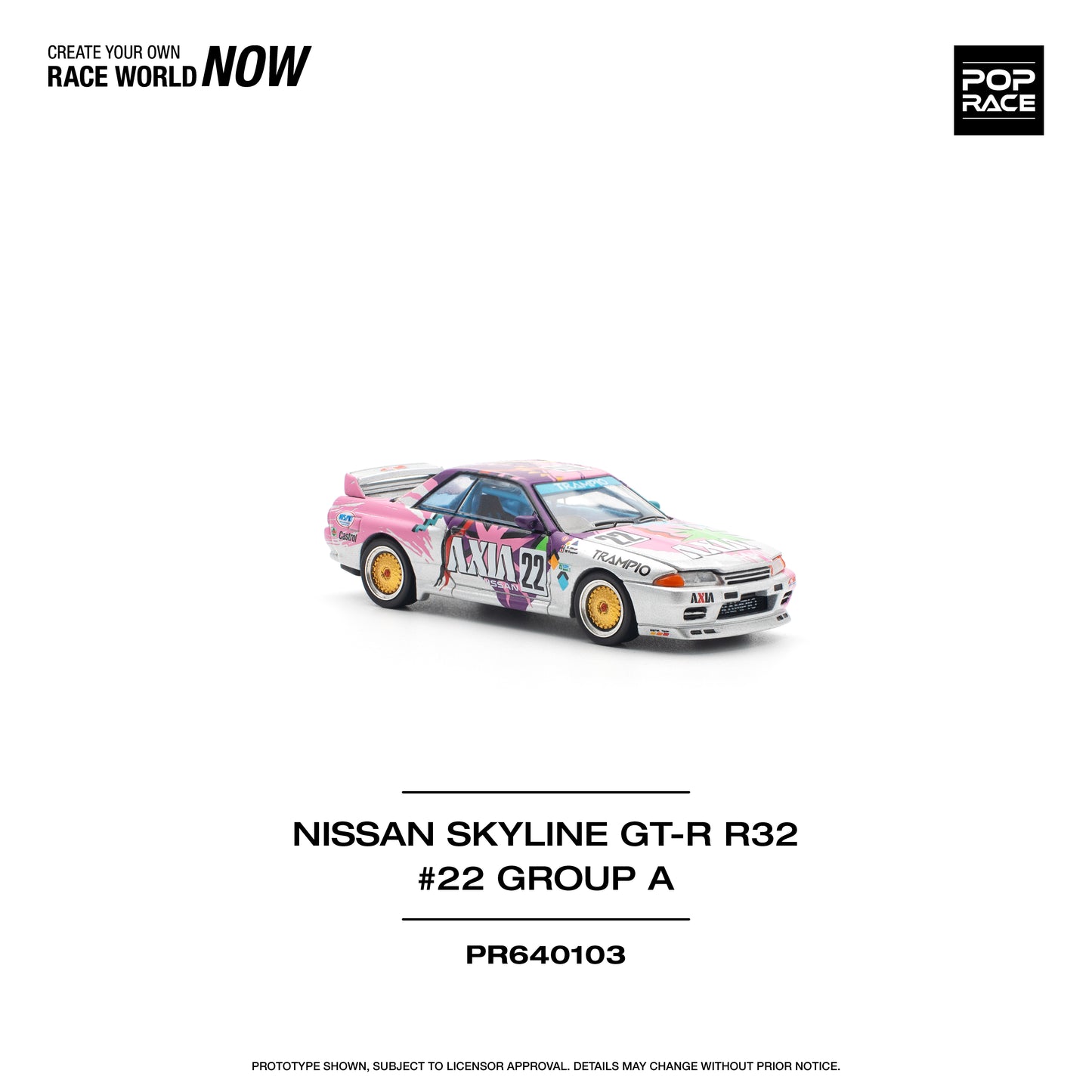 Pop Race - Nissan Skyline GT-R (R32) #22 AXIA Group A