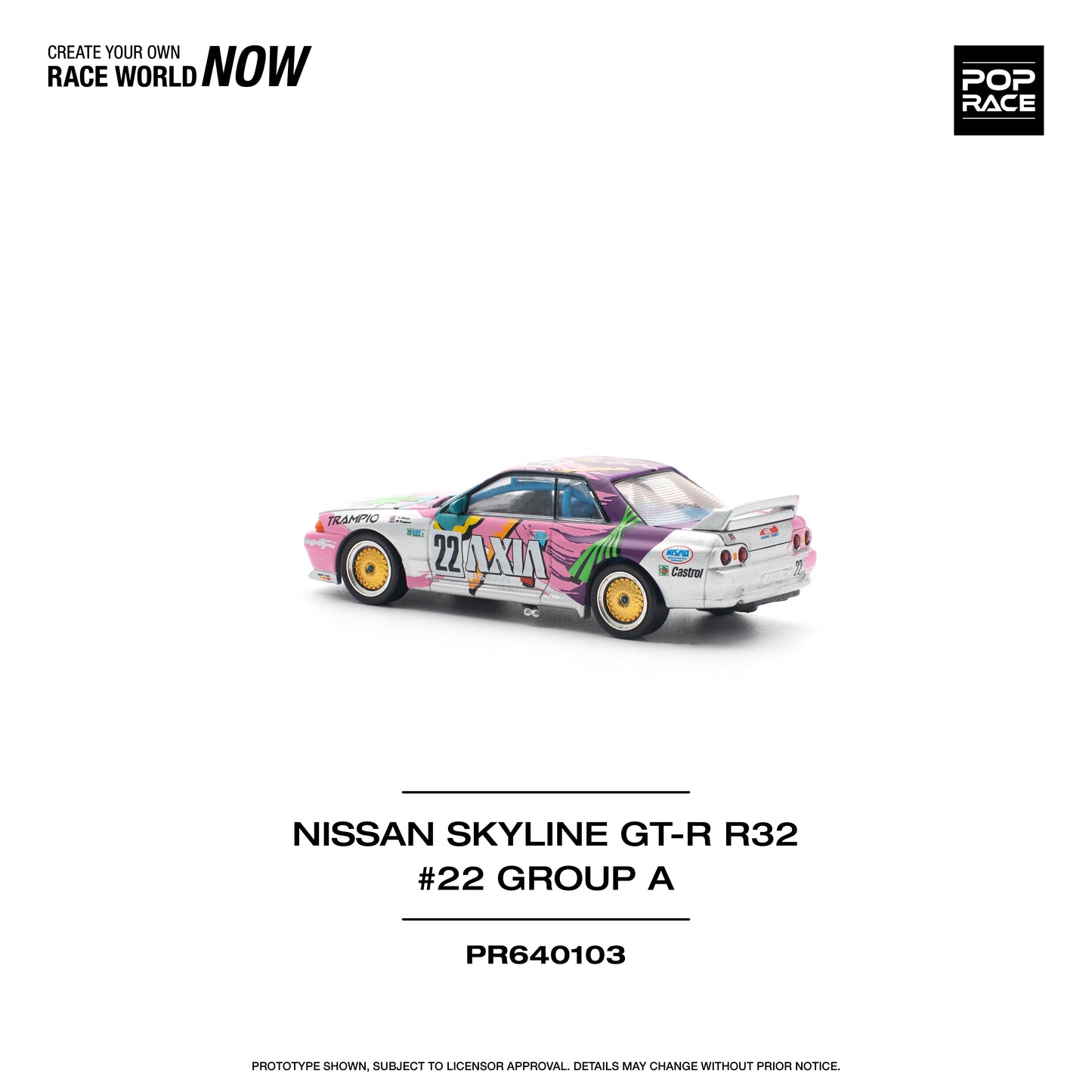 Pop Race - Nissan Skyline GT-R (R32) #22 AXIA Group A