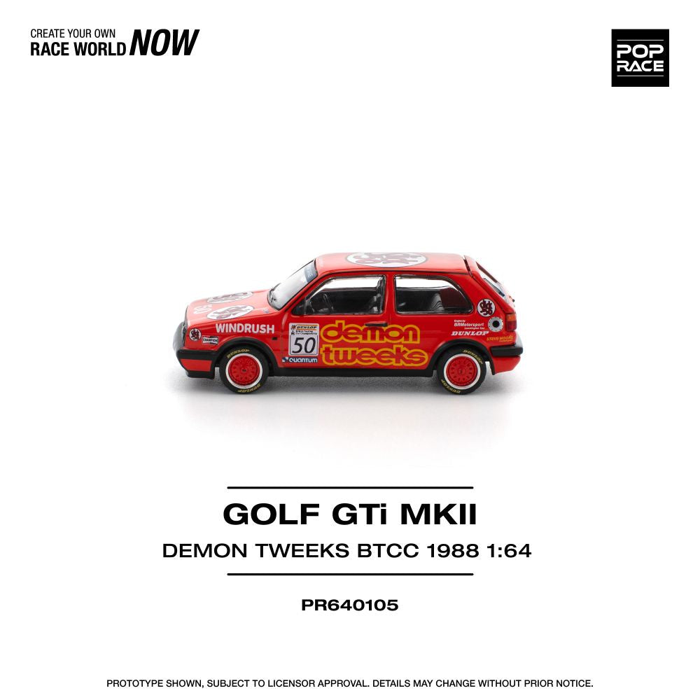 Pop Race - VW Golf MKII 'Demon Tweeks' BTCC 1988