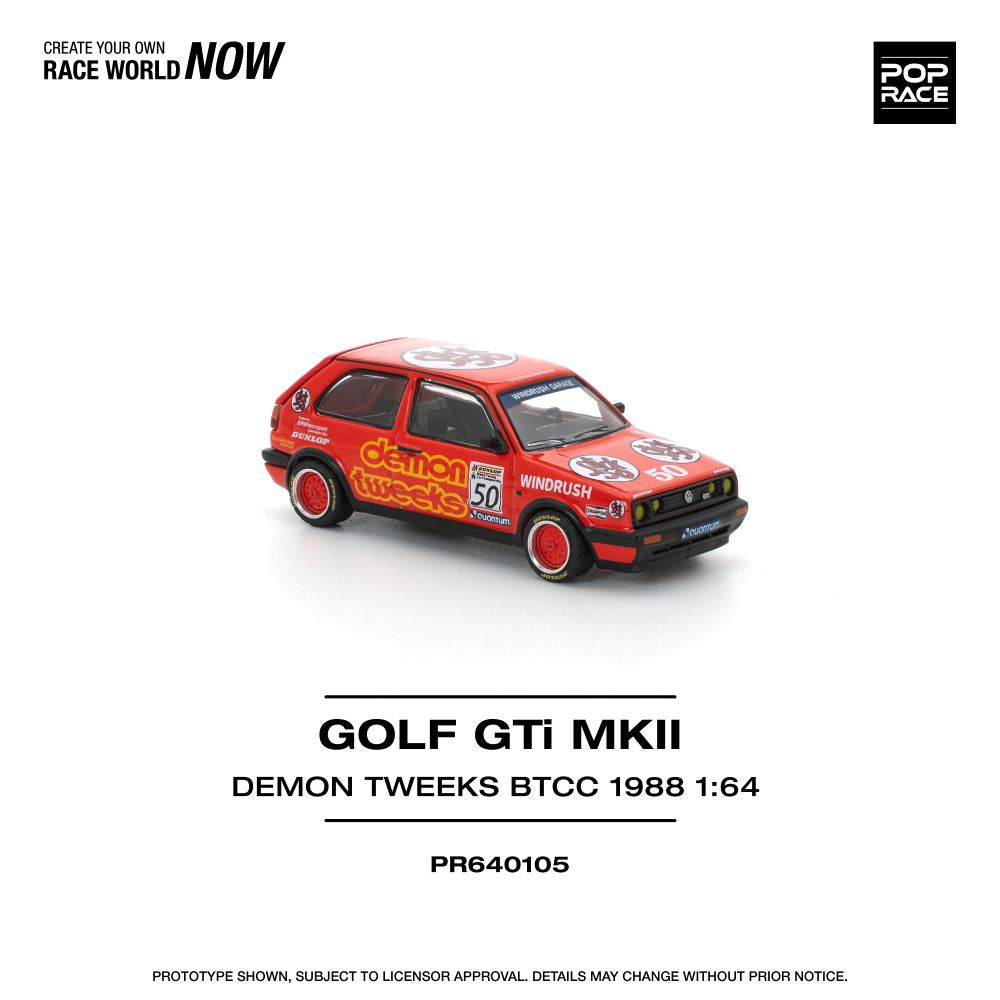 Pop Race - VW Golf MKII 'Demon Tweeks' BTCC 1988