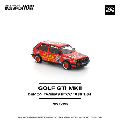 Pop Race - VW Golf MKII 'Demon Tweeks' BTCC 1988