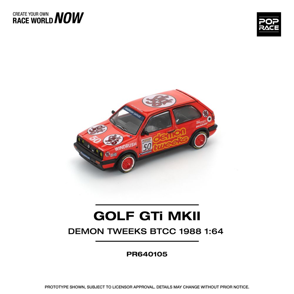 Pop Race - VW Golf MKII 'Demon Tweeks' BTCC 1988