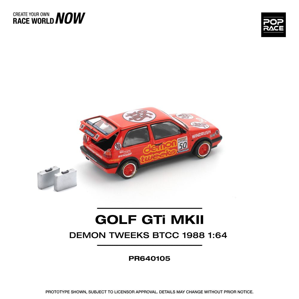 Pop Race - VW Golf MKII 'Demon Tweeks' BTCC 1988