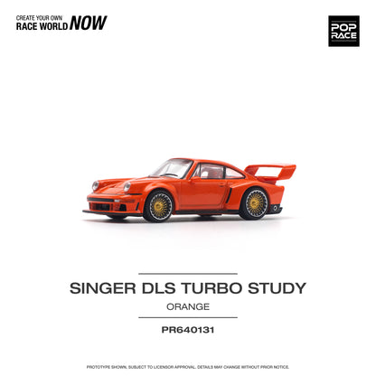 Pop Race - Singer DLS Turbo Study (Orange) - 1:64 Scale
