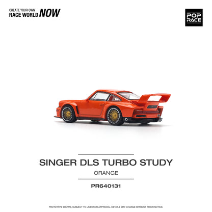 Pop Race - Singer DLS Turbo Study (Orange) - 1:64 Scale